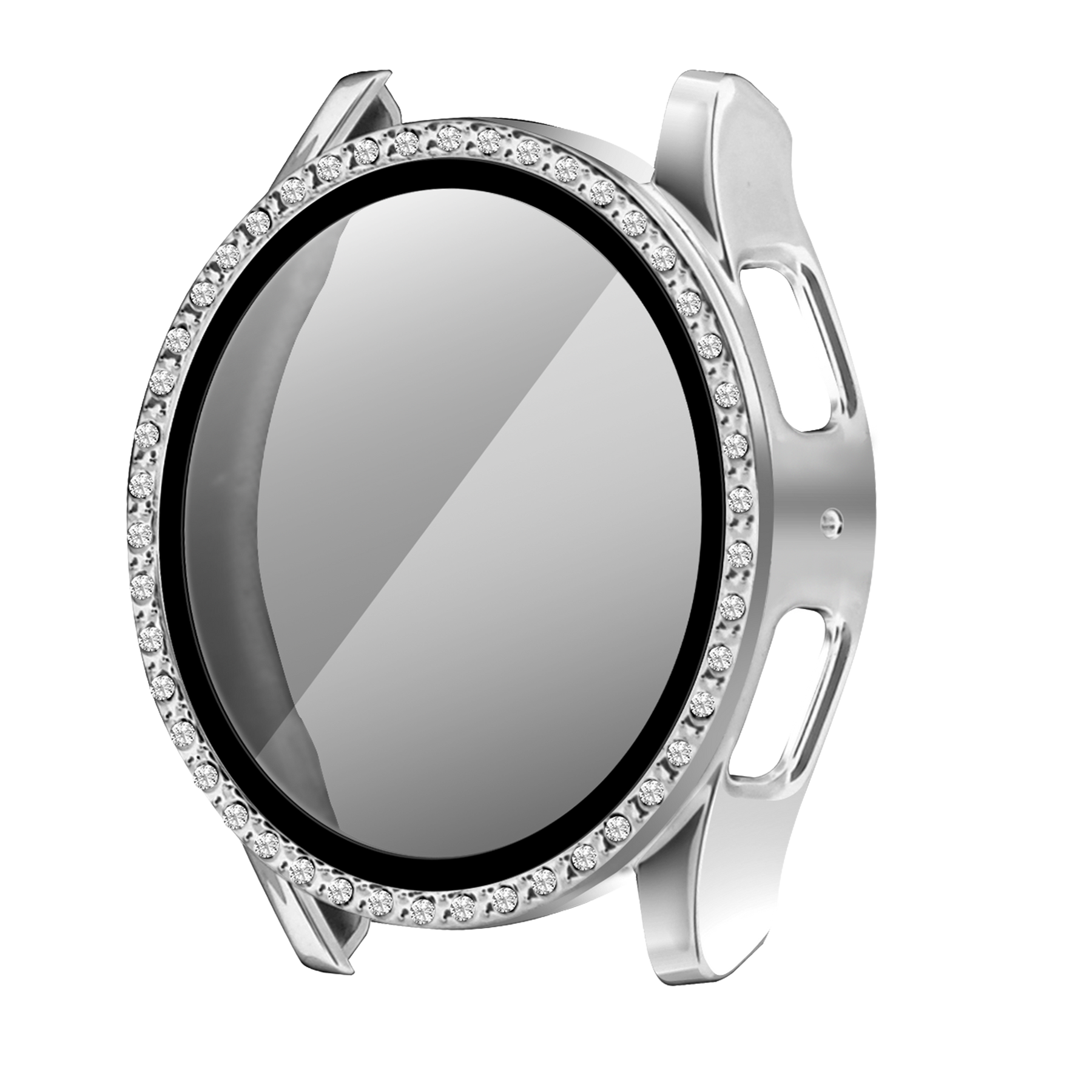 Samsung Galaxy Watch 7 - 40mm Diamond Case with Glass (Silver)