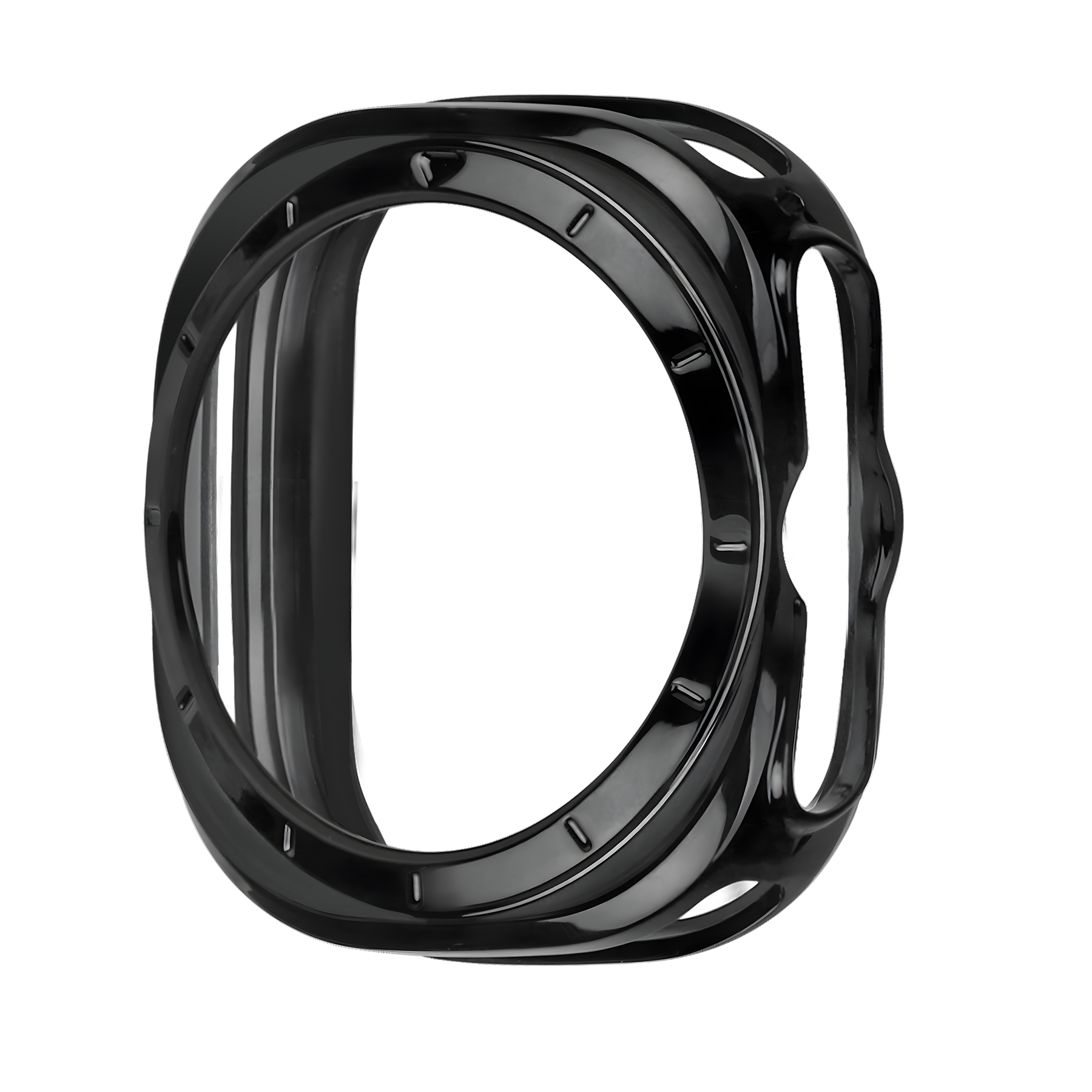 Bandz Samsung Galaxy Watch Ultra Galvanized TPU Case (Black)