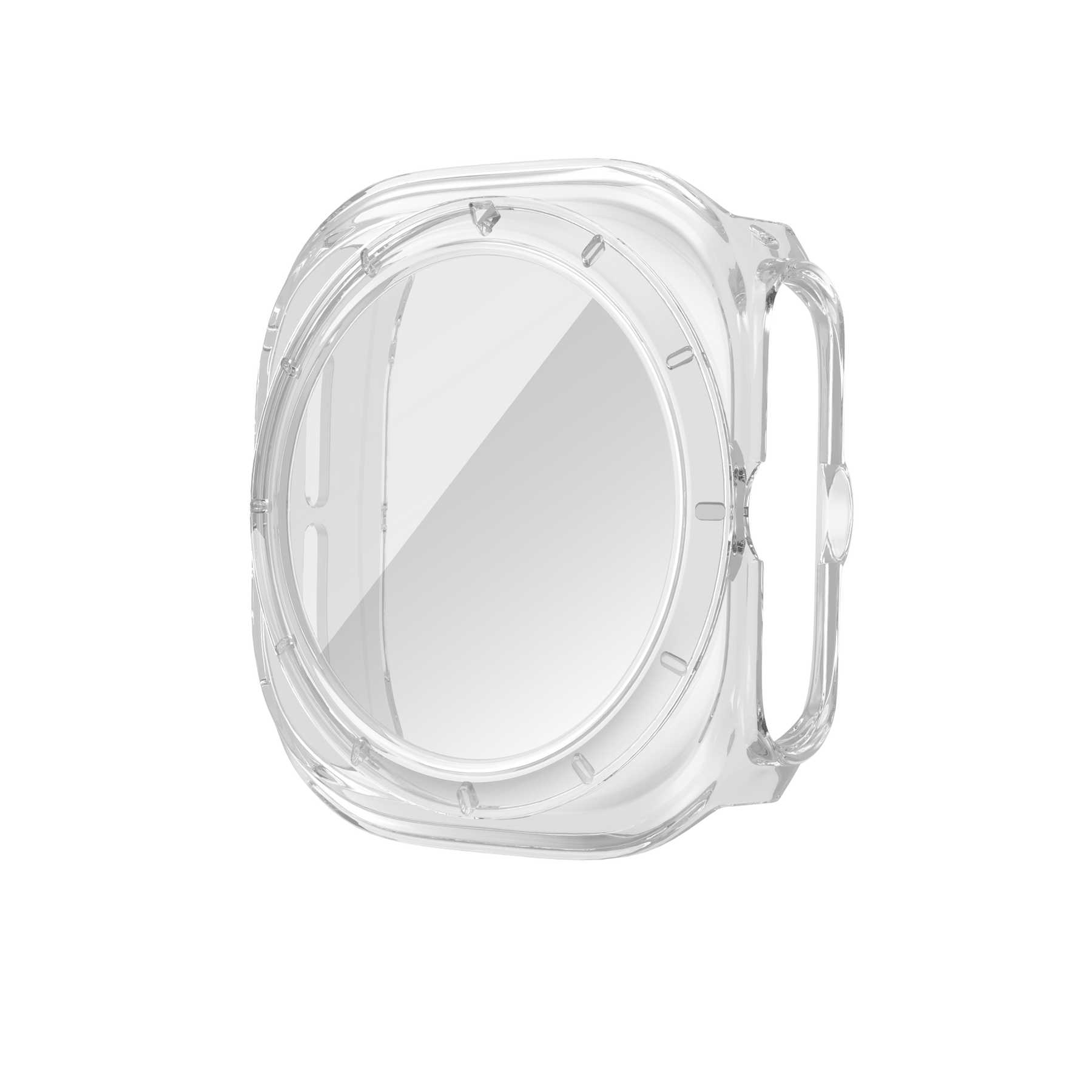 Bandz Samsung Galaxy Watch Ultra PC Case with Glass (Transparent)