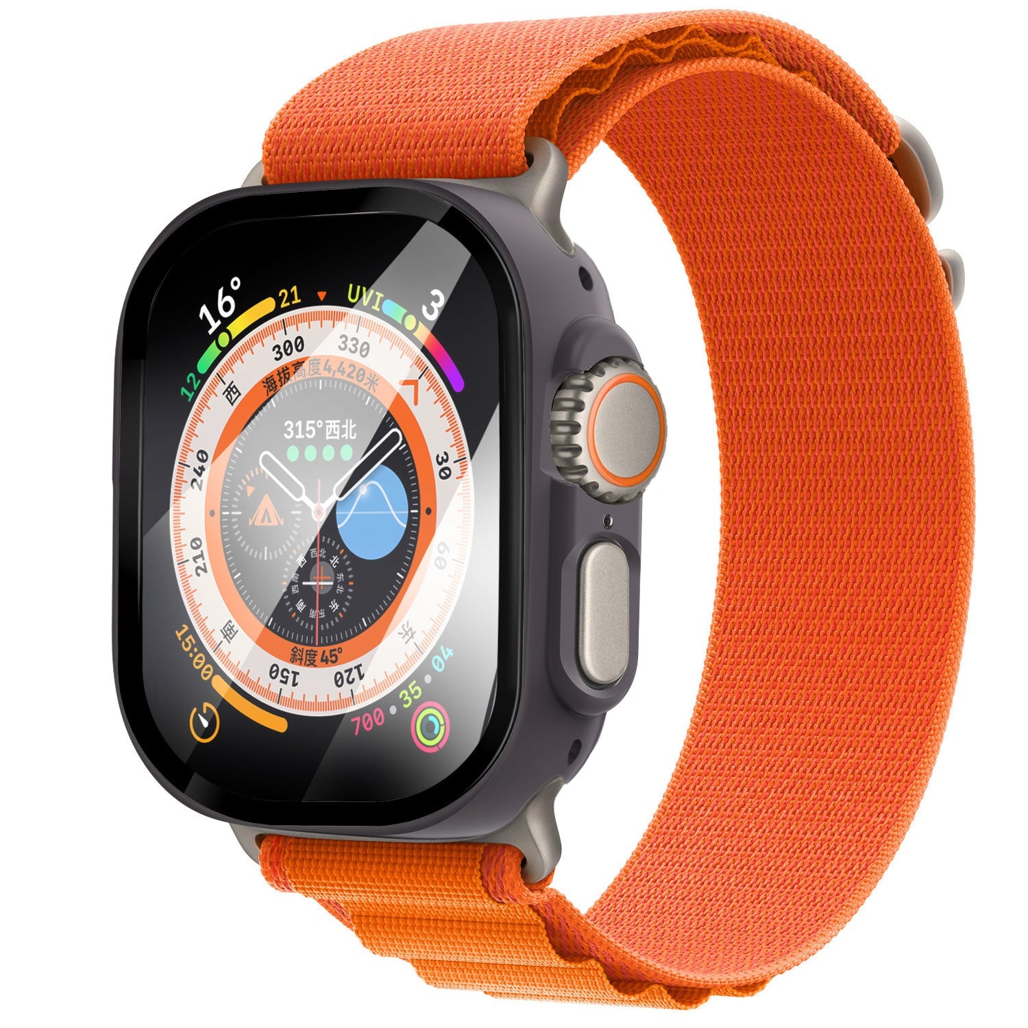 Apple Watch Ultra Hardcase with Glass 49mm (Dark Grey)