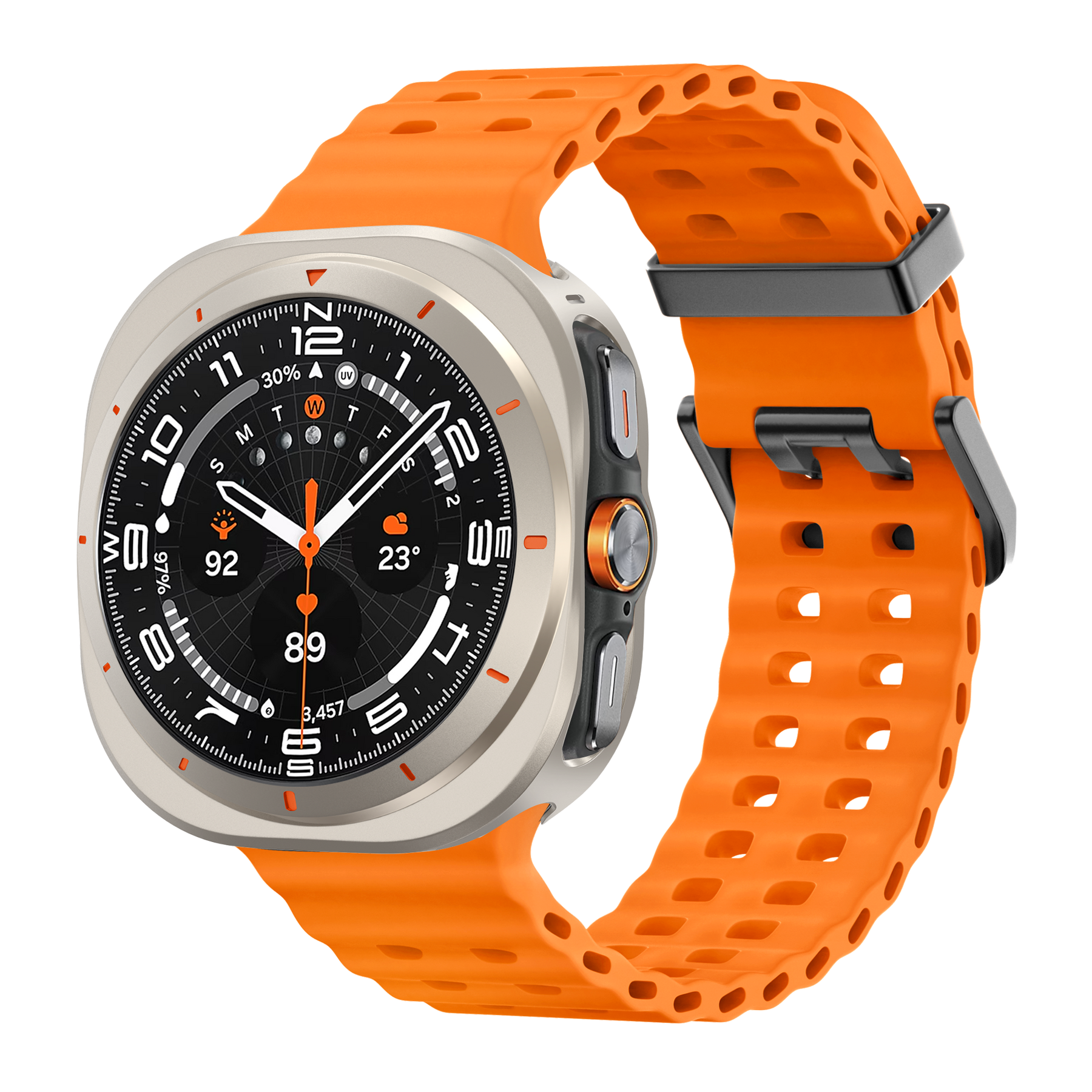 Bandz Samsung Galaxy Watch Ultra Metal Case (Titanium)