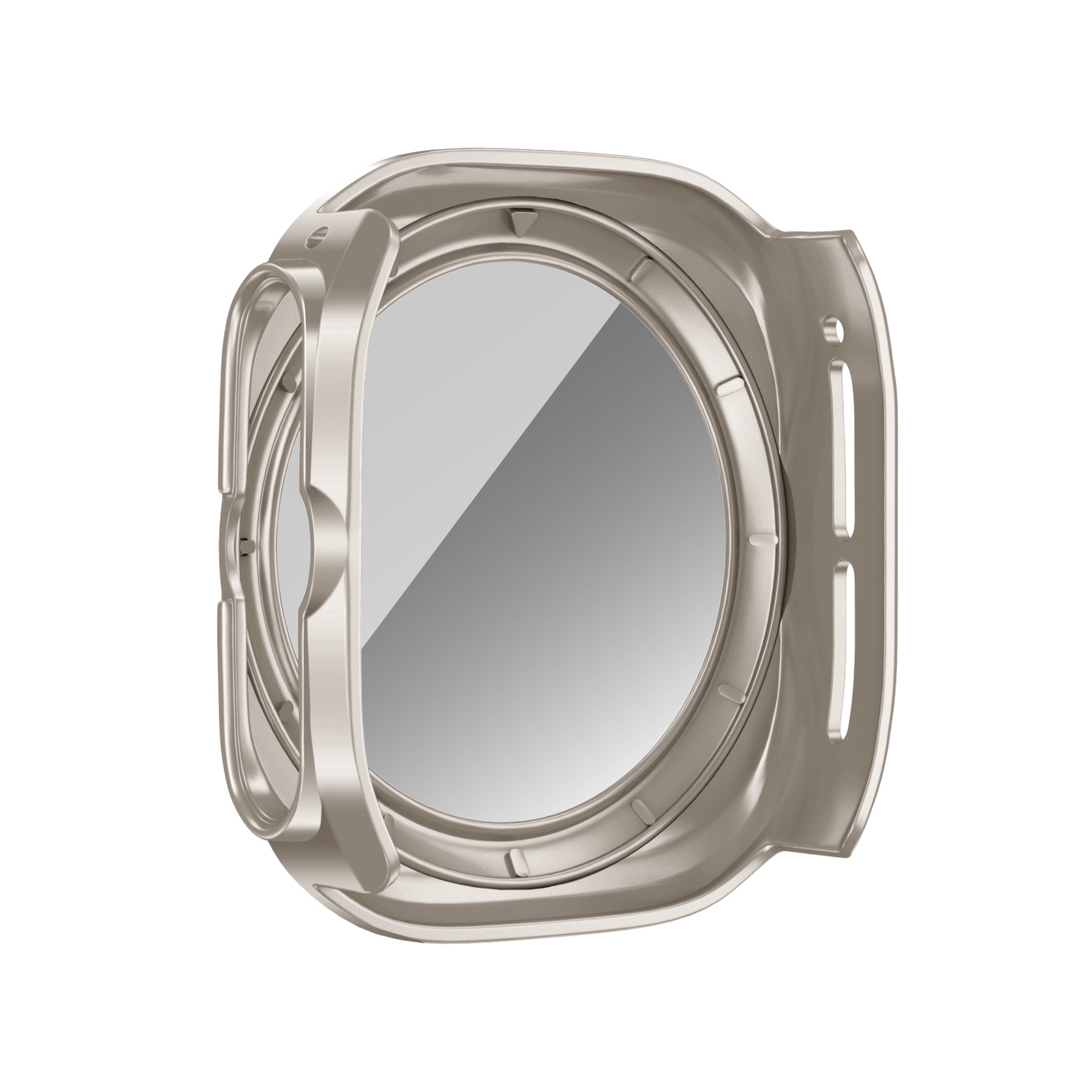 Bandz Samsung Galaxy Watch Ultra PC Case with Glass (Titanium)