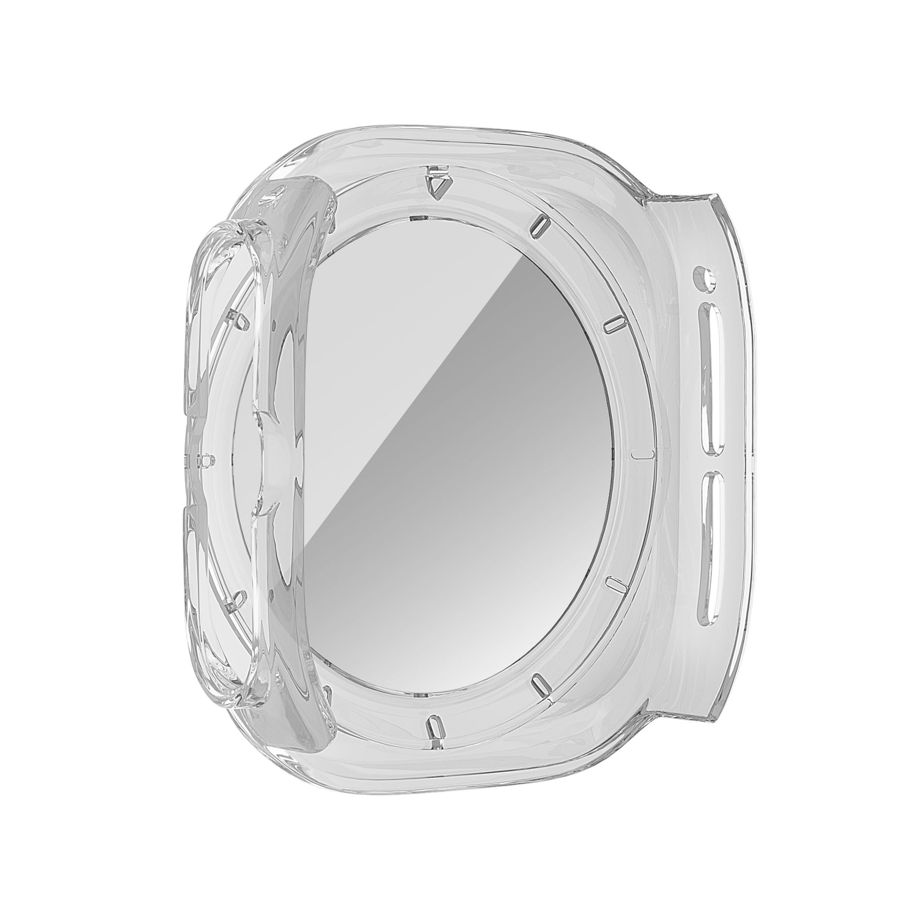 Bandz Samsung Galaxy Watch Ultra PC Case with Glass (Transparent)