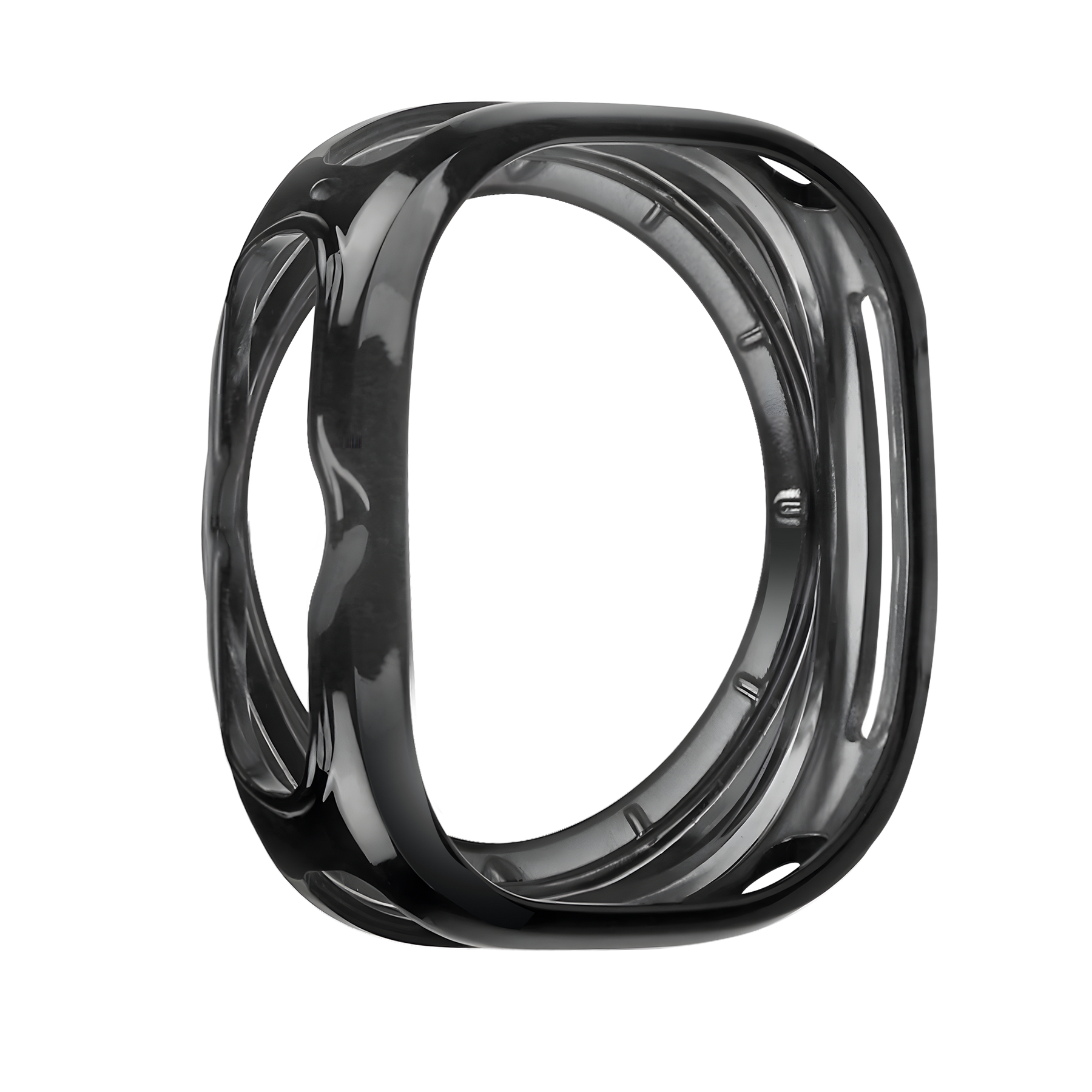 Bandz Samsung Galaxy Watch Ultra Galvanized TPU Case (Black)