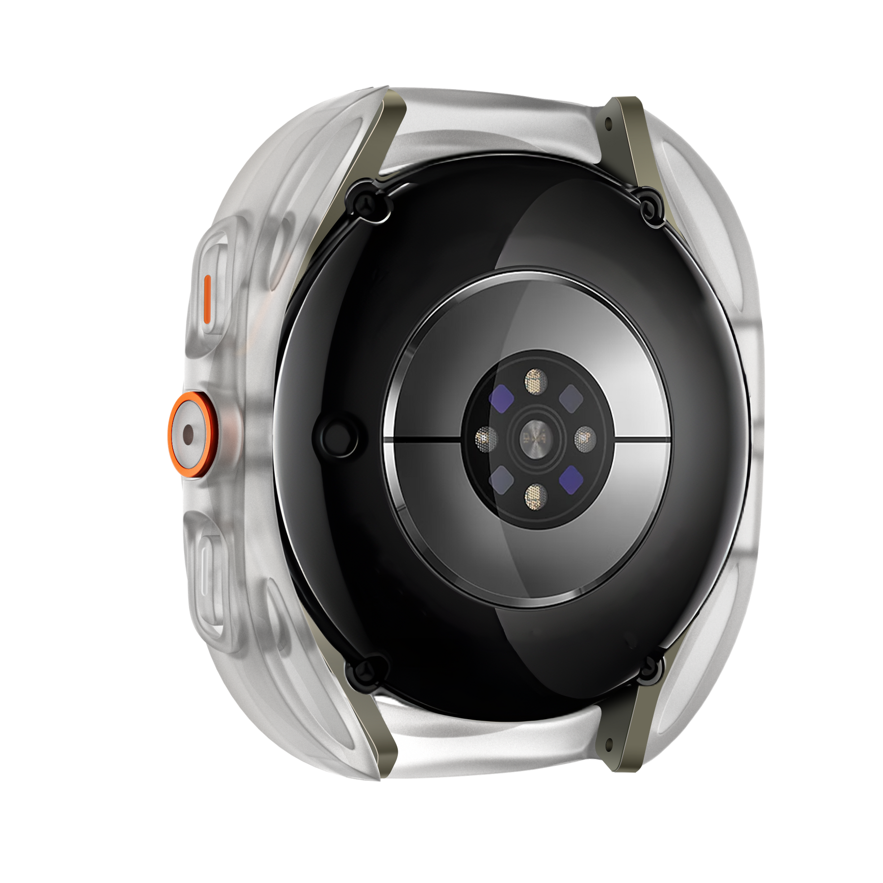 Bandz Samsung Galaxy Watch 7 - 44mm Square PC Case with Glass (Frost)