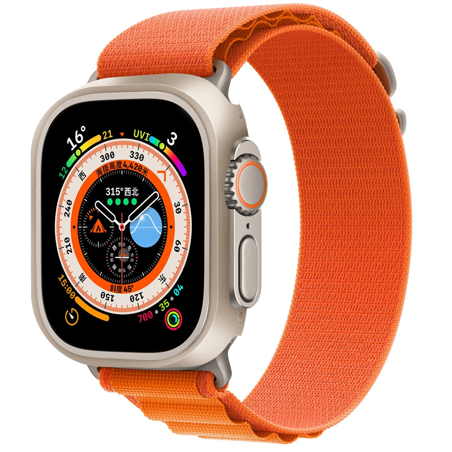 Apple Watch Ultra Metal Case 49mm (Starlight)