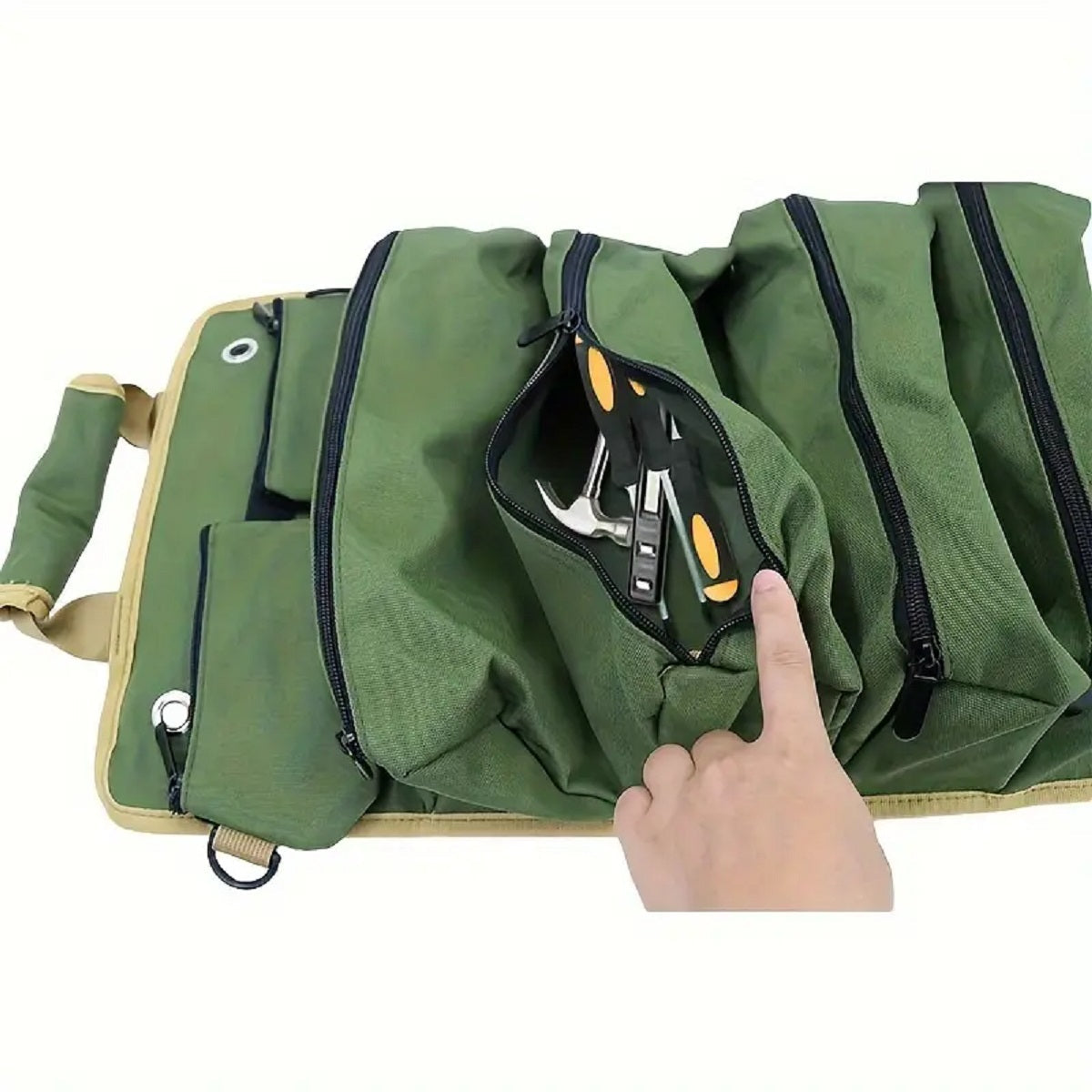 Multi-Purpose Tool Roll Organizer Bag