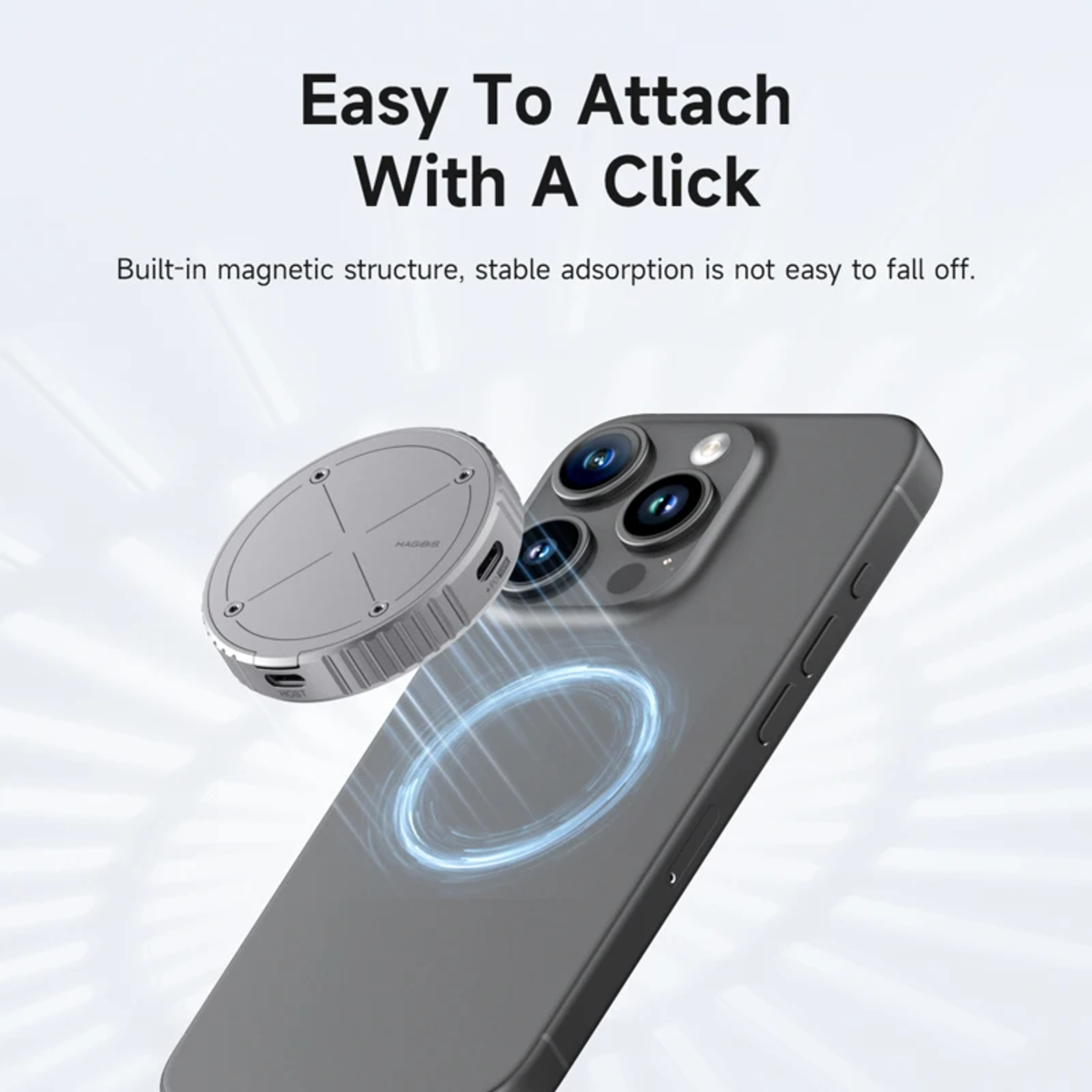 Magnetic Enclosure SSD Case for iPhone 15 Pro Max ProRes MacBook iPad Pro Android