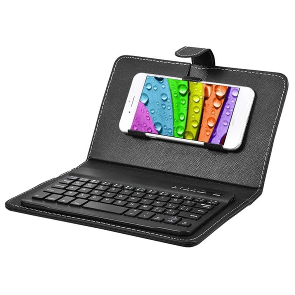 Mobile Phone Bluetooth Keyboard Holster Case Protective Cover