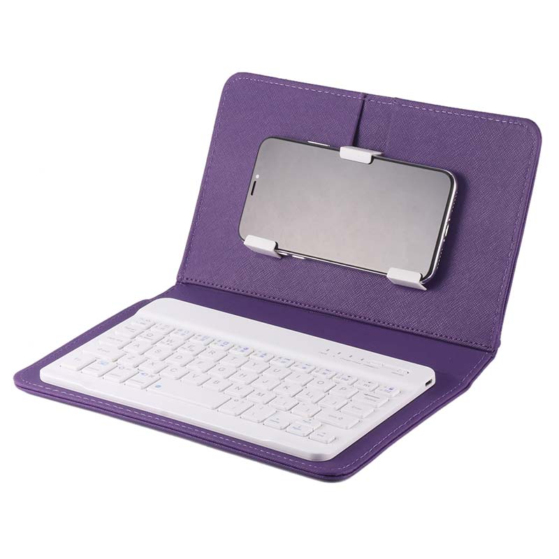 Mobile Phone Bluetooth Keyboard Holster Case Protective Cover