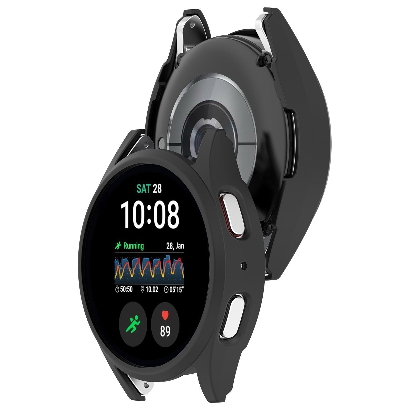 Samsung Galaxy Watch 7 44mm PC Hard Case (Black)