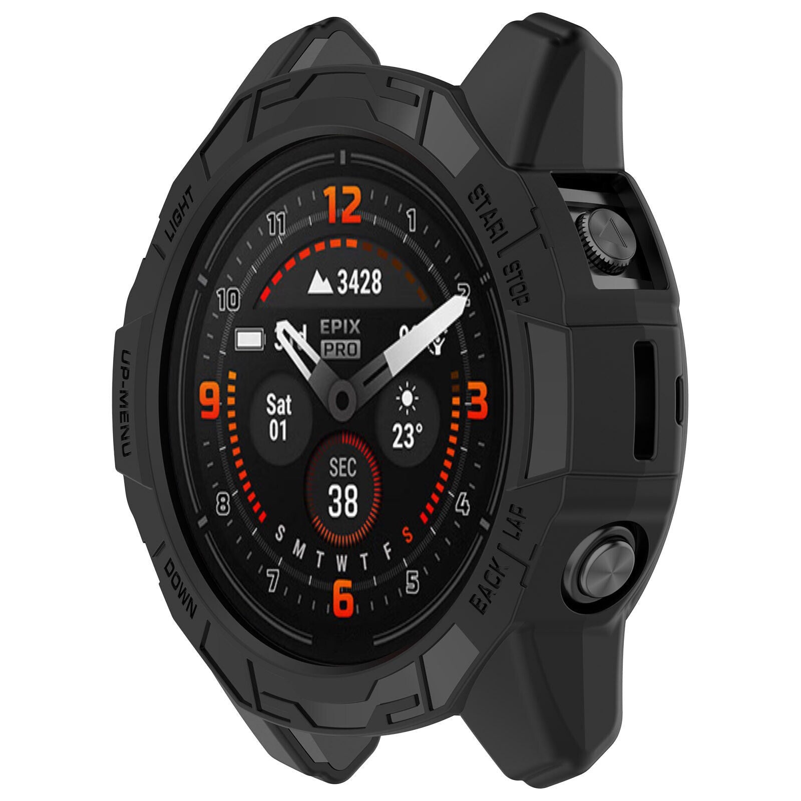 Garmin Epix Pro 47mm Rugged TPU Cover (Black)