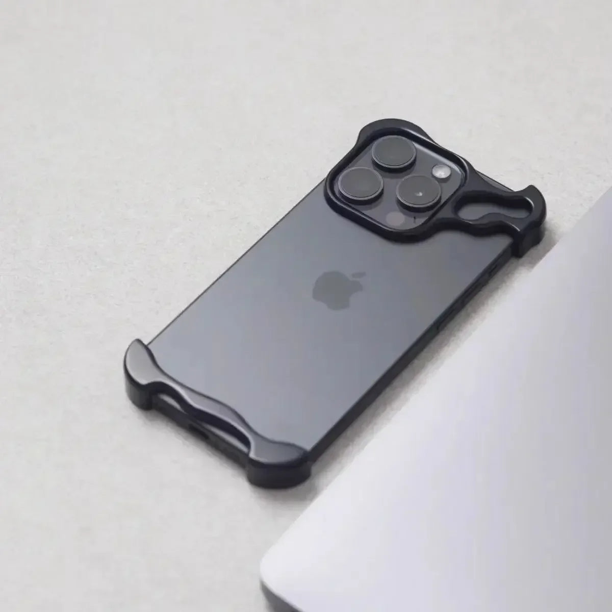 Luxury Irregular Aluminum Alloy Bumper Phone Case for iPhone