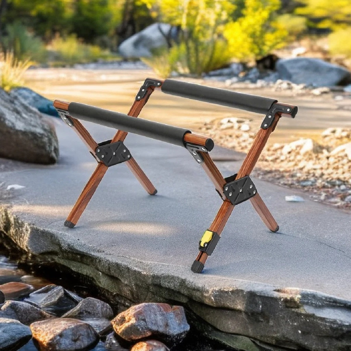 Folding Cooler Stand Frame with Carry Bag Anti-Slip for Camping