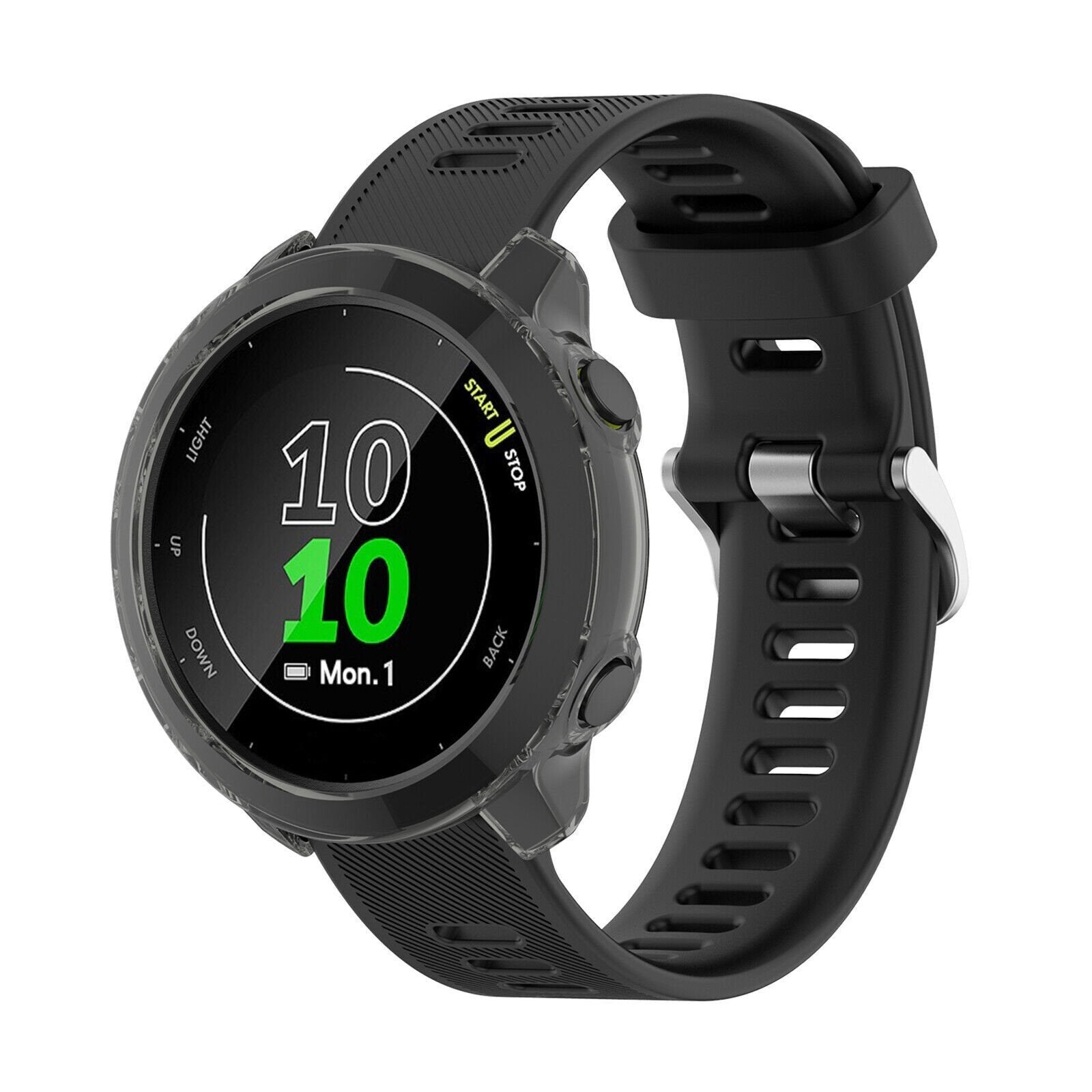 Garmin Forerunner 55 TPU Case (Transparent-Black)