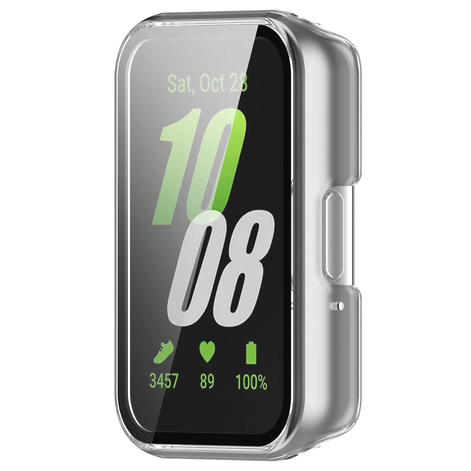 Samsung Galaxy Fit 3 Hard Case with Glass (Transparent)