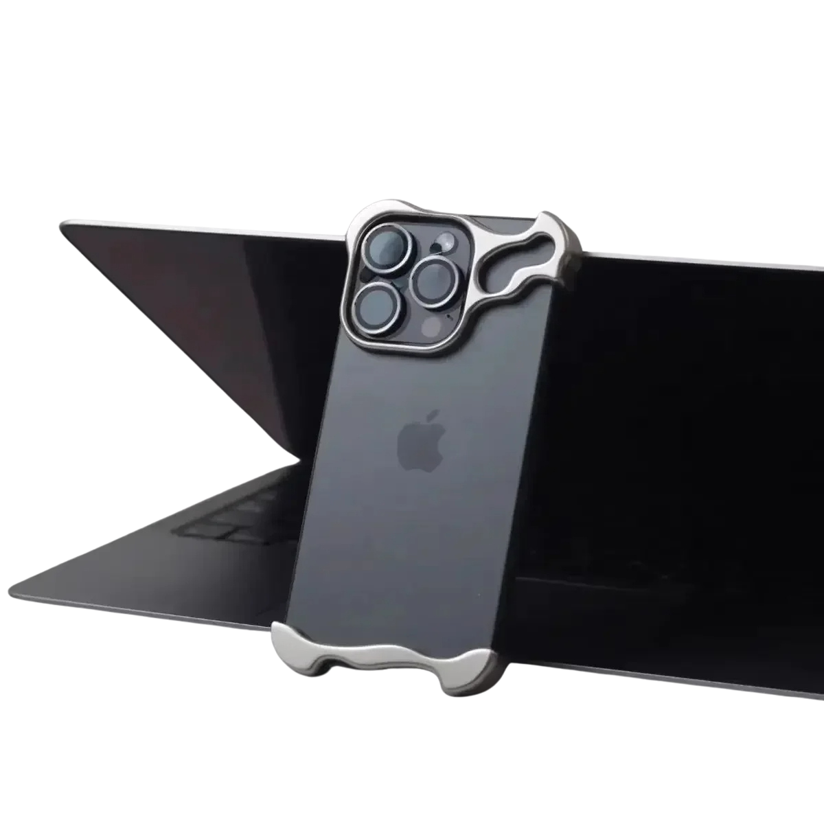 Luxury Irregular Aluminum Alloy Bumper Phone Case for iPhone