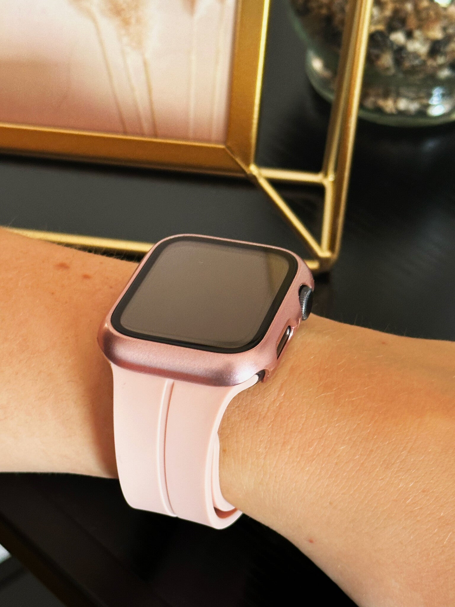 Apple Watch Hardcase with Glass (Rose Pink)