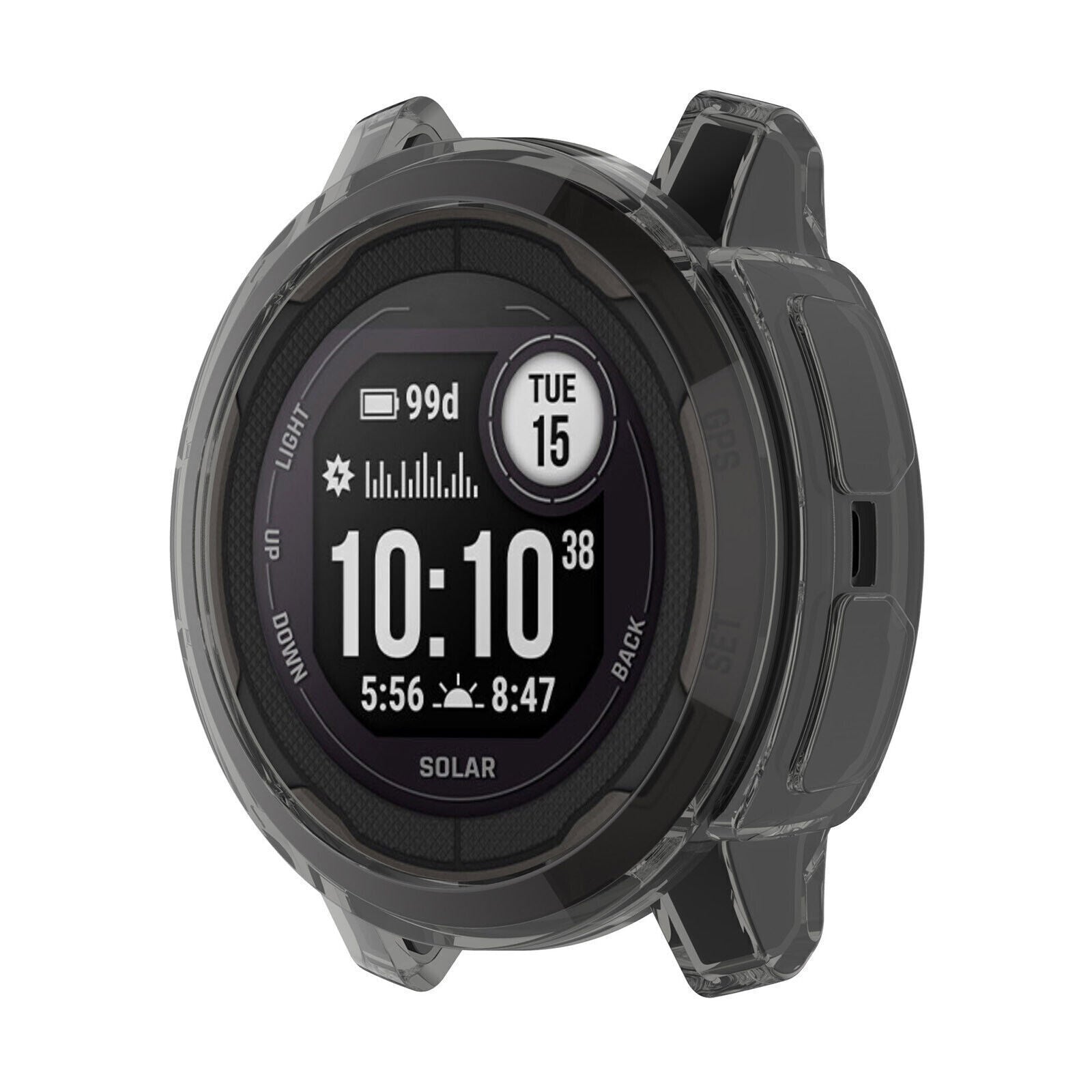 Garmin Instinct 2s TPU Cover (Transparent-Black)