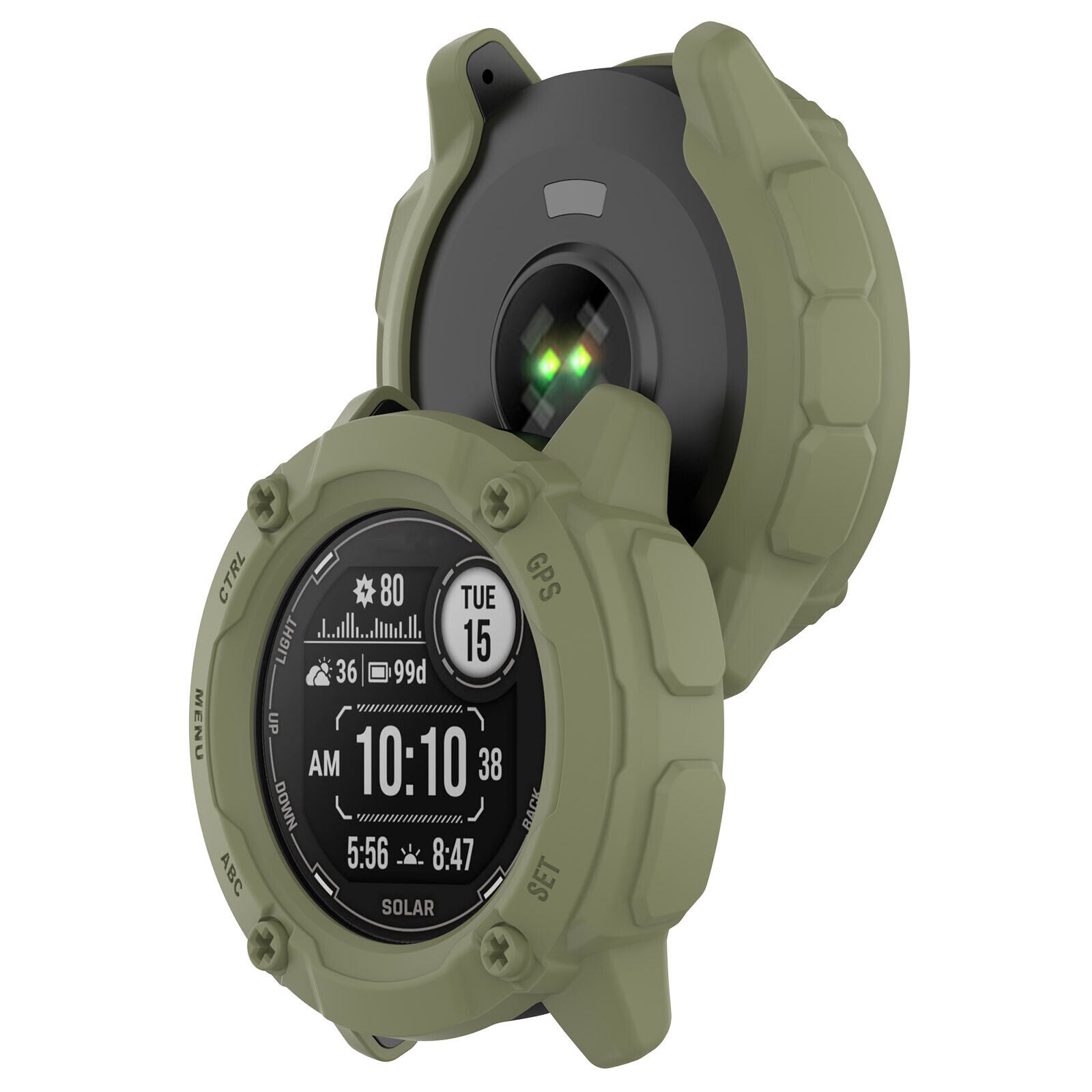 Garmin Instinct 2x Rugged TPU Cover (Olive)