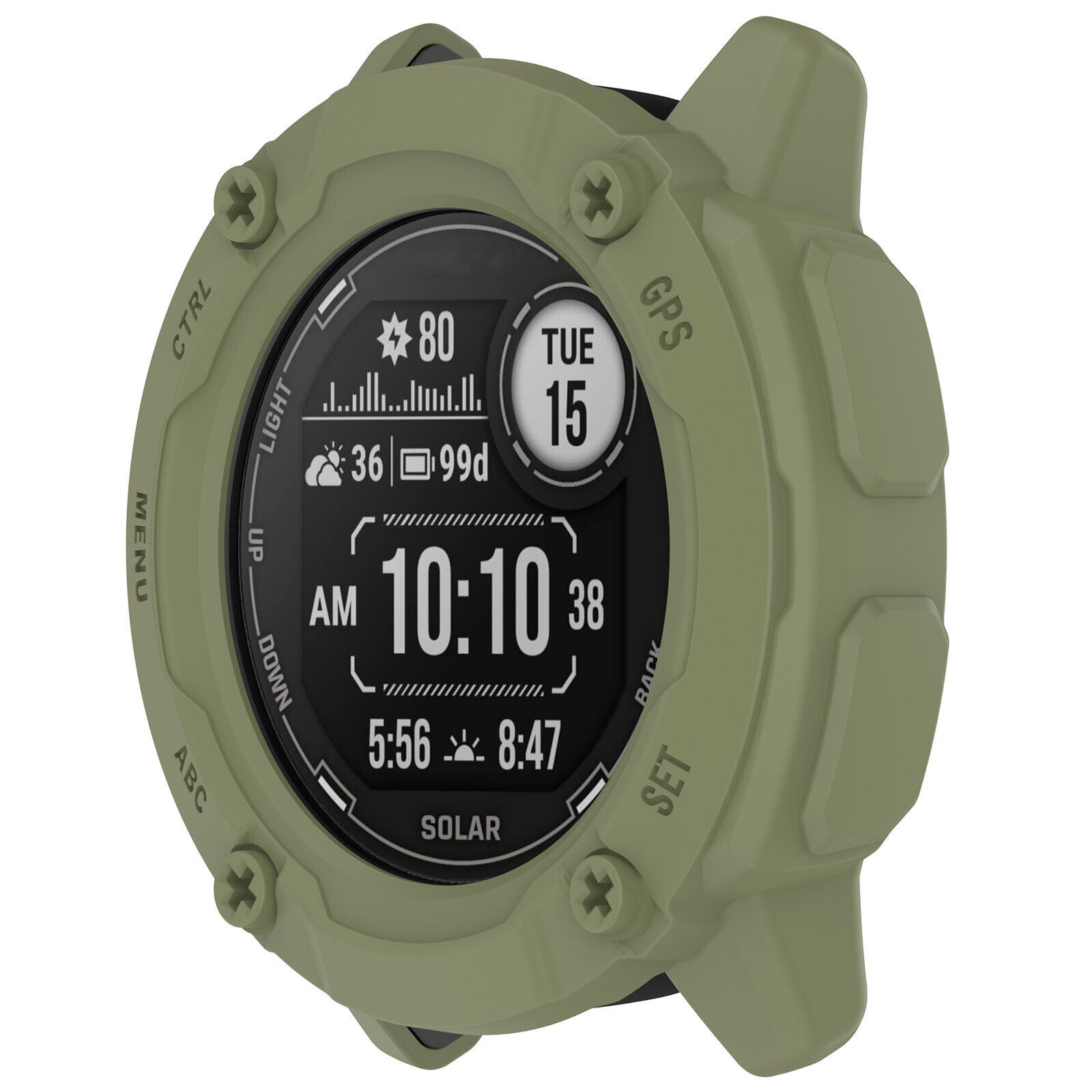 Garmin Instinct 2x Rugged TPU Cover (Olive)