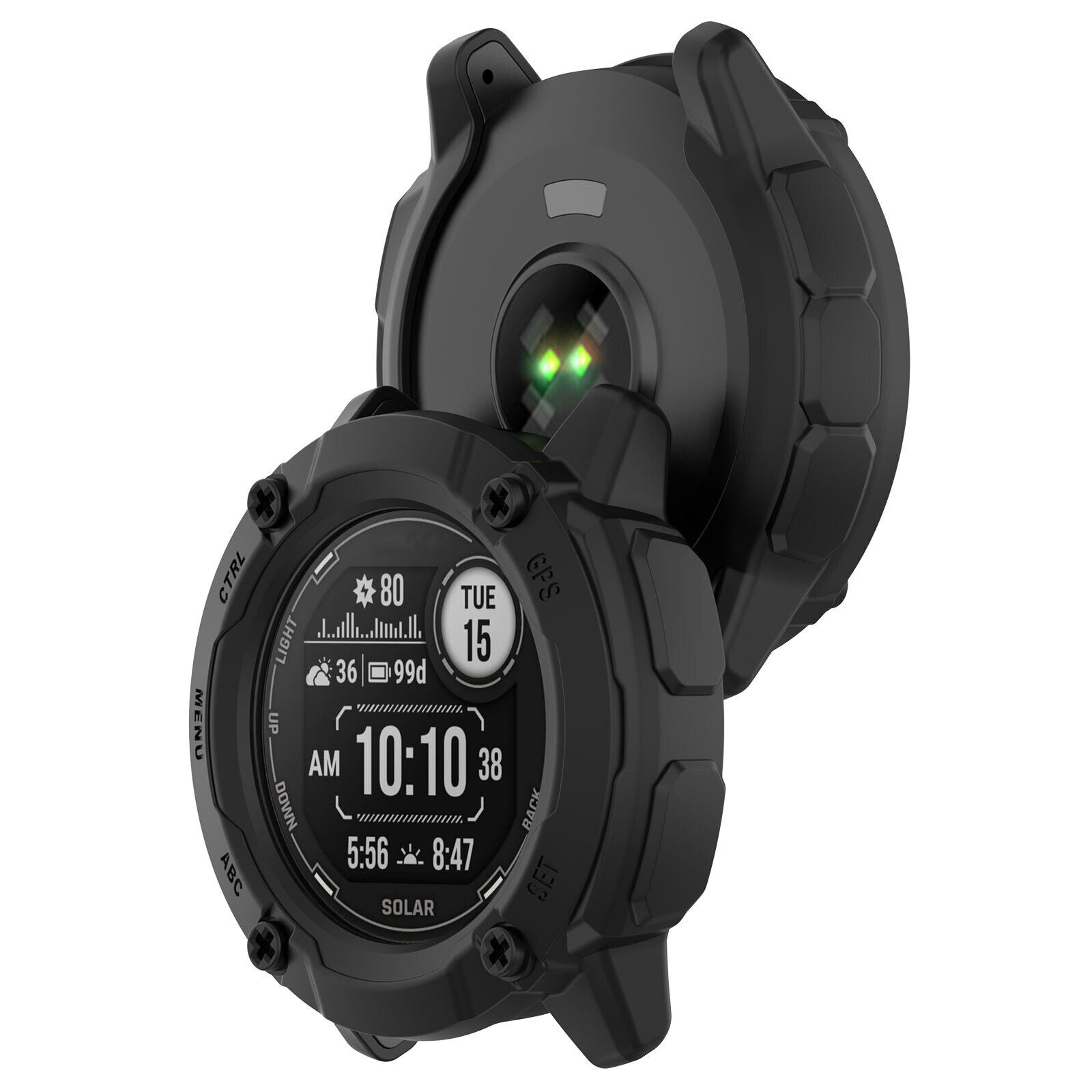Garmin Instinct 2x Rugged TPU Cover (Black)