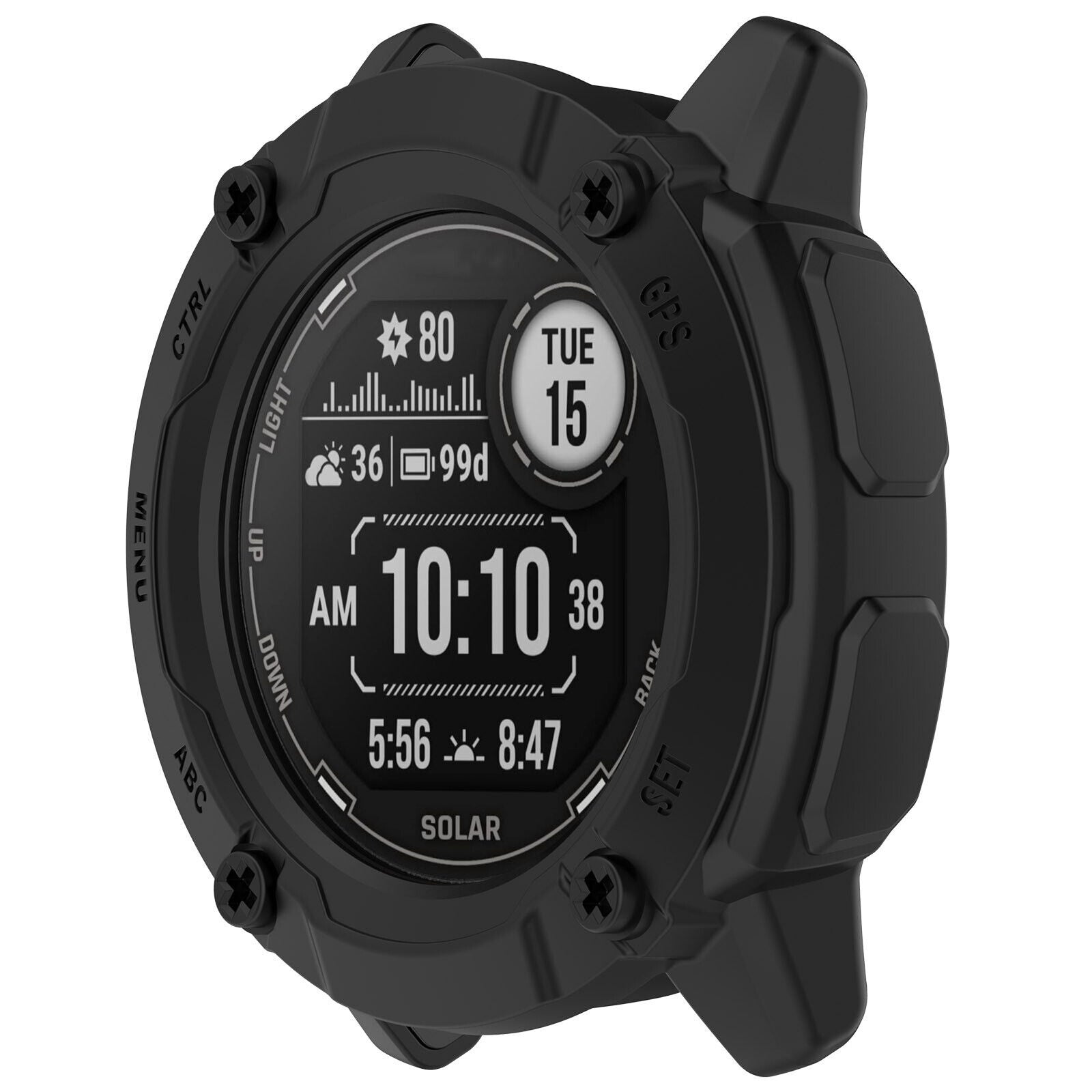 Garmin Instinct 2x Rugged TPU Cover (Black)