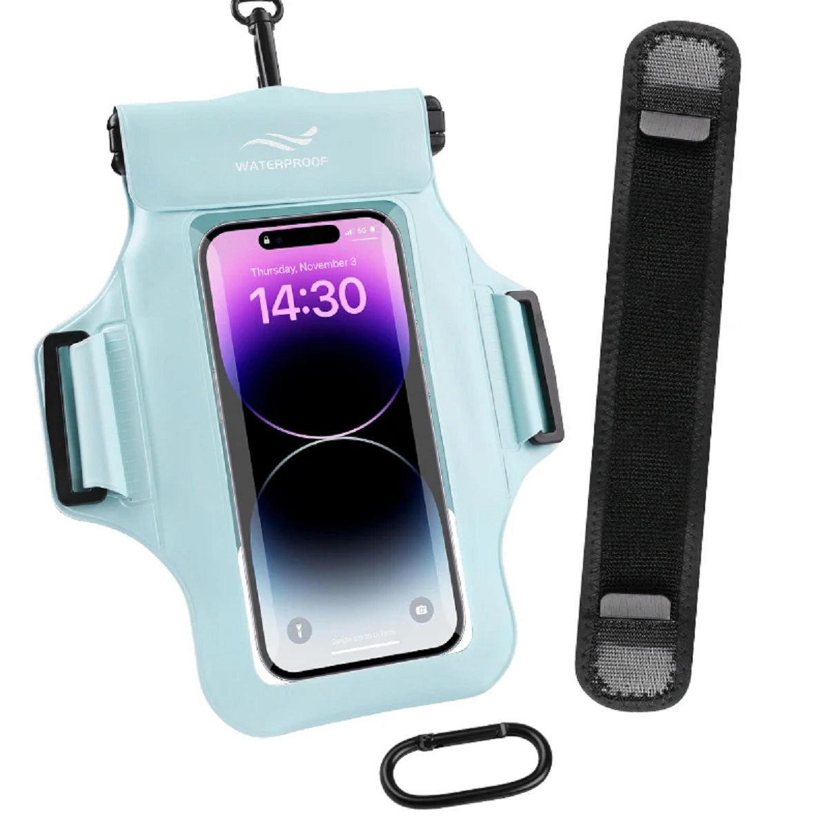 Waterproof Phone Armband Pouch – Phone Case with Detachable Strap