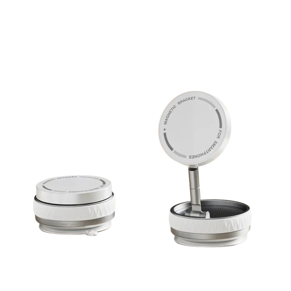 360° Magnetic Suction Cup Phone Holder – Universal Folding Stand
