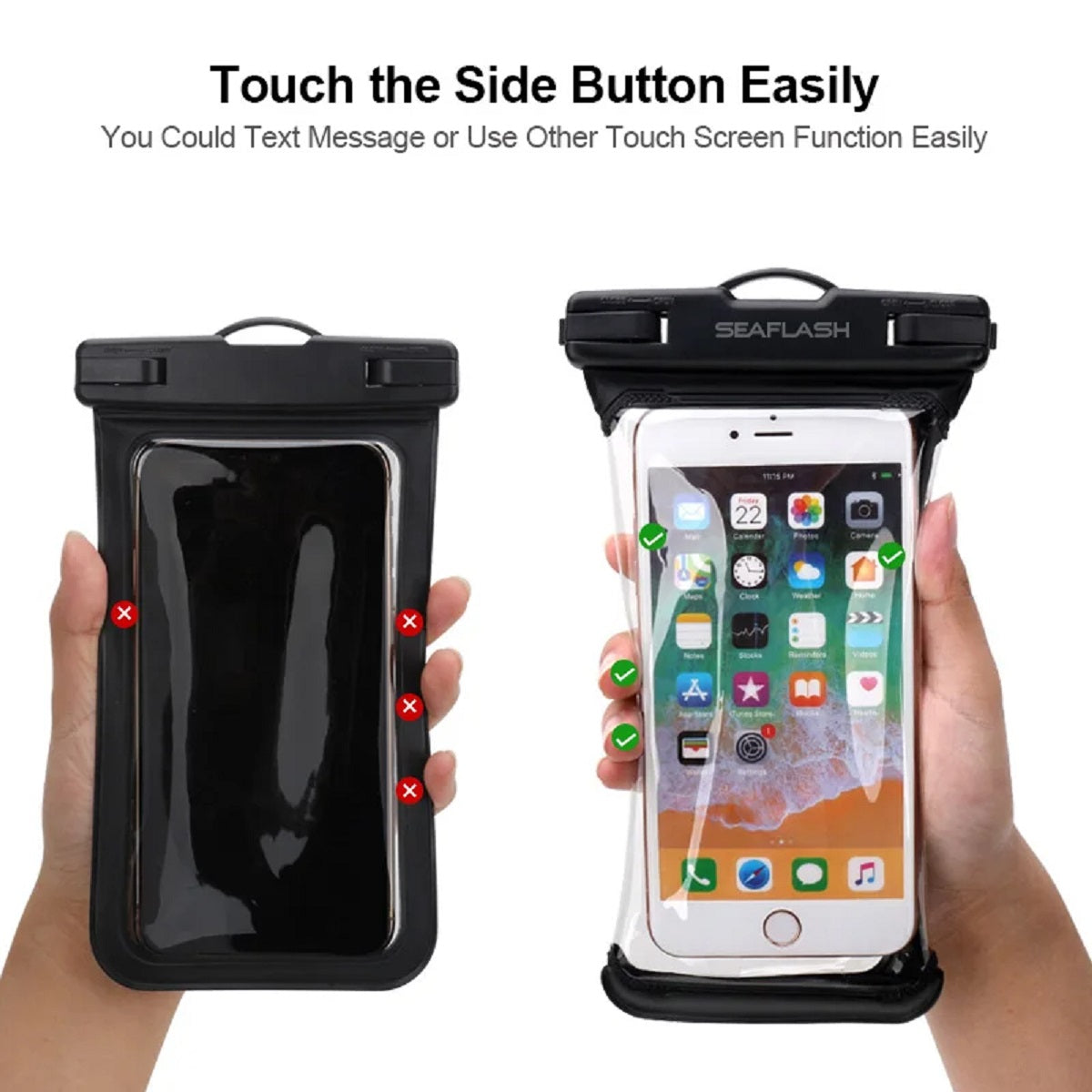 Waterproof Phone Case – Anti-Fall Underwater Pouch with Touchscreen
