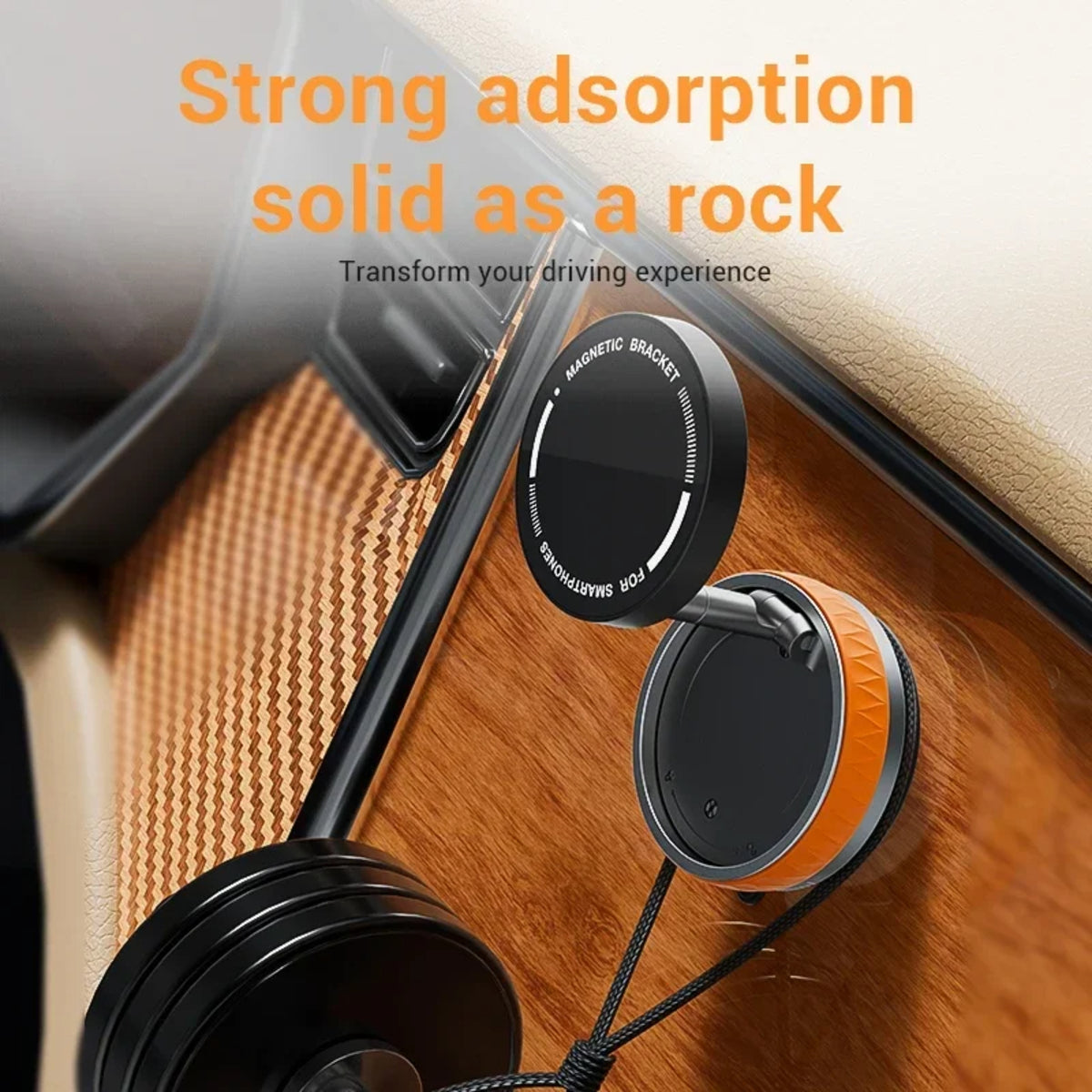 360° Magnetic Suction Cup Phone Holder – Universal Folding Stand