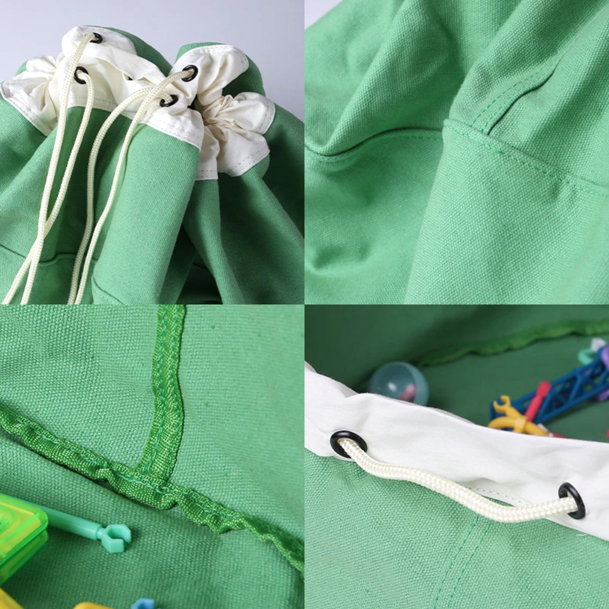 Toy Storage Bag and Play Mat – Portable Drawstring Organizer for Kids’ Toys