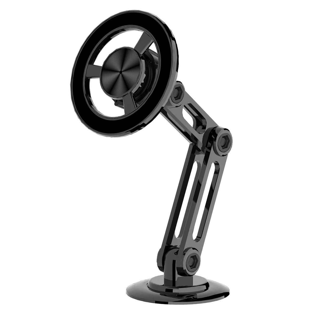 720° Magnetic Car Phone Holder – Metal Air-Vent Mount and Foldable Stand
