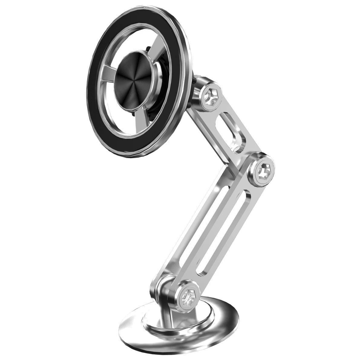 720° Magnetic Car Phone Holder – Metal Air-Vent Mount and Foldable Stand
