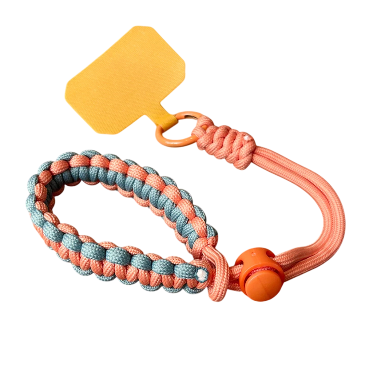 Handwoven Phone Lanyard – Adjustable Wrist Strap Anti-Drop