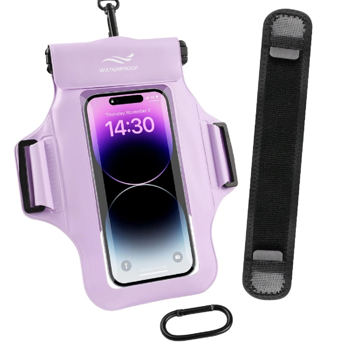 Waterproof Phone Armband Pouch – Phone Case with Detachable Strap