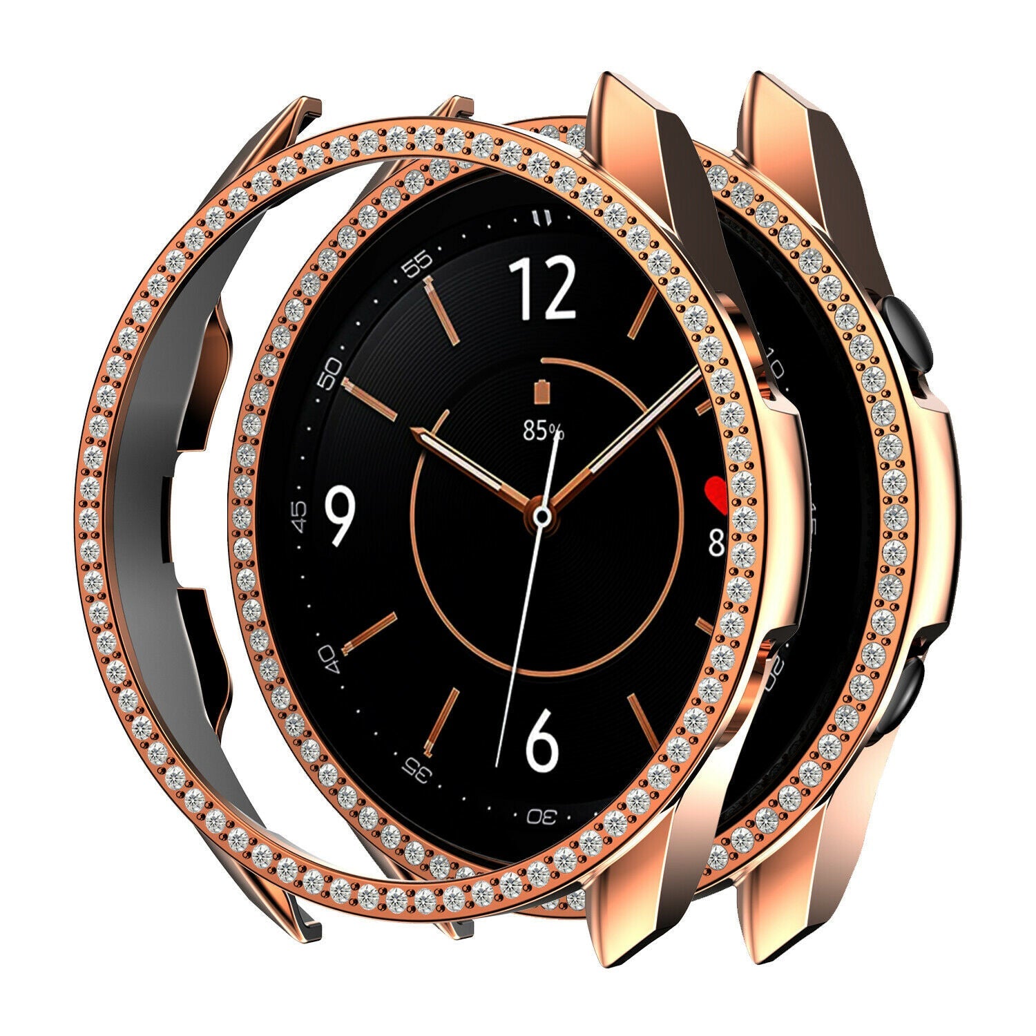 Samsung Galaxy Watch 3 41mm Diamond PC Case (Rose Gold)