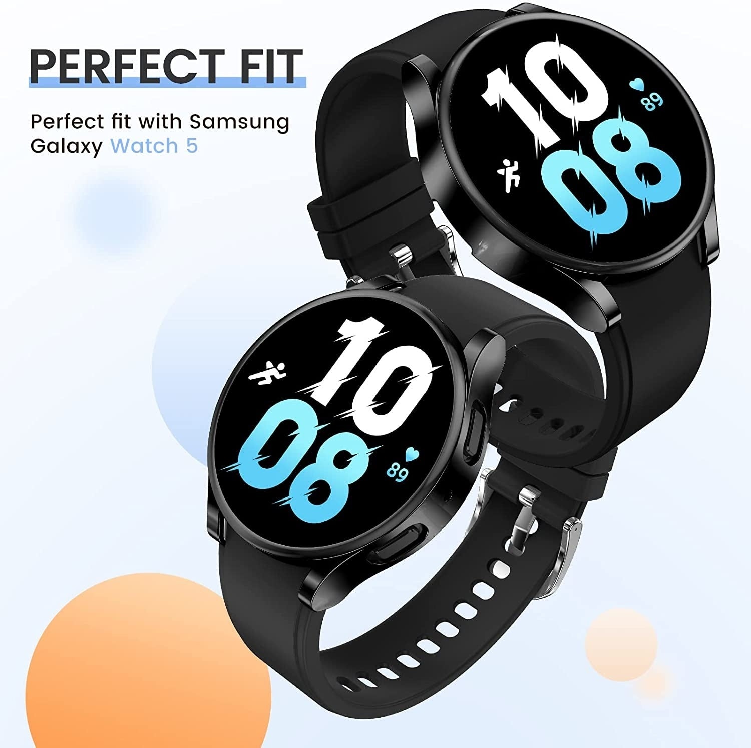 Samsung Galaxy Watch 5 44mm TPU Case (Black)