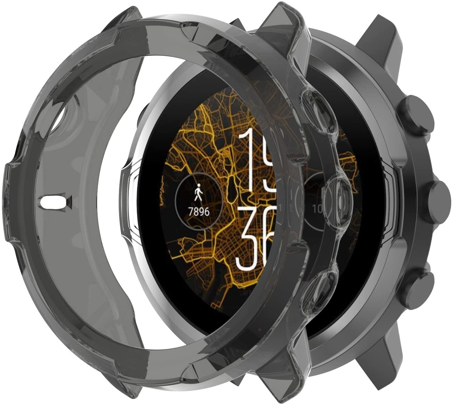 Suunto 7 TPU Case (Transparent Black)