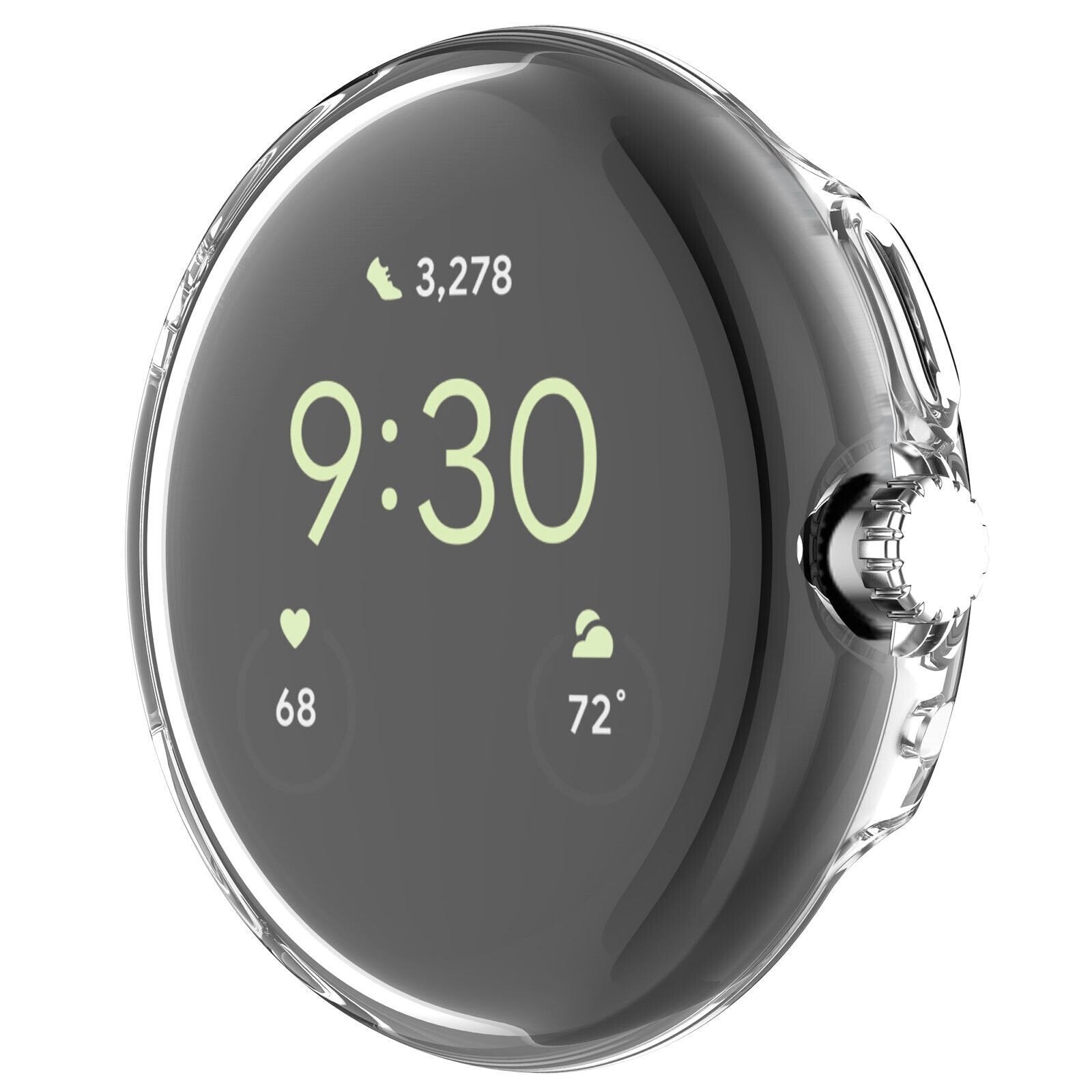 Google Pixel Watch 1/2 TPU case (Transparent)