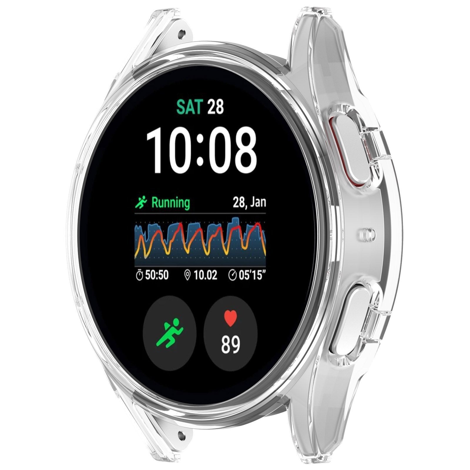 Samsung Galaxy Watch 7 44mm PC Hard Case (Transparent)