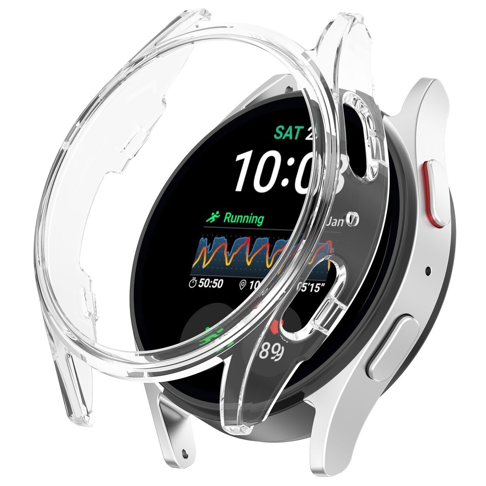 Samsung Galaxy Watch 7 40mm PC Hard Case (Transparent)