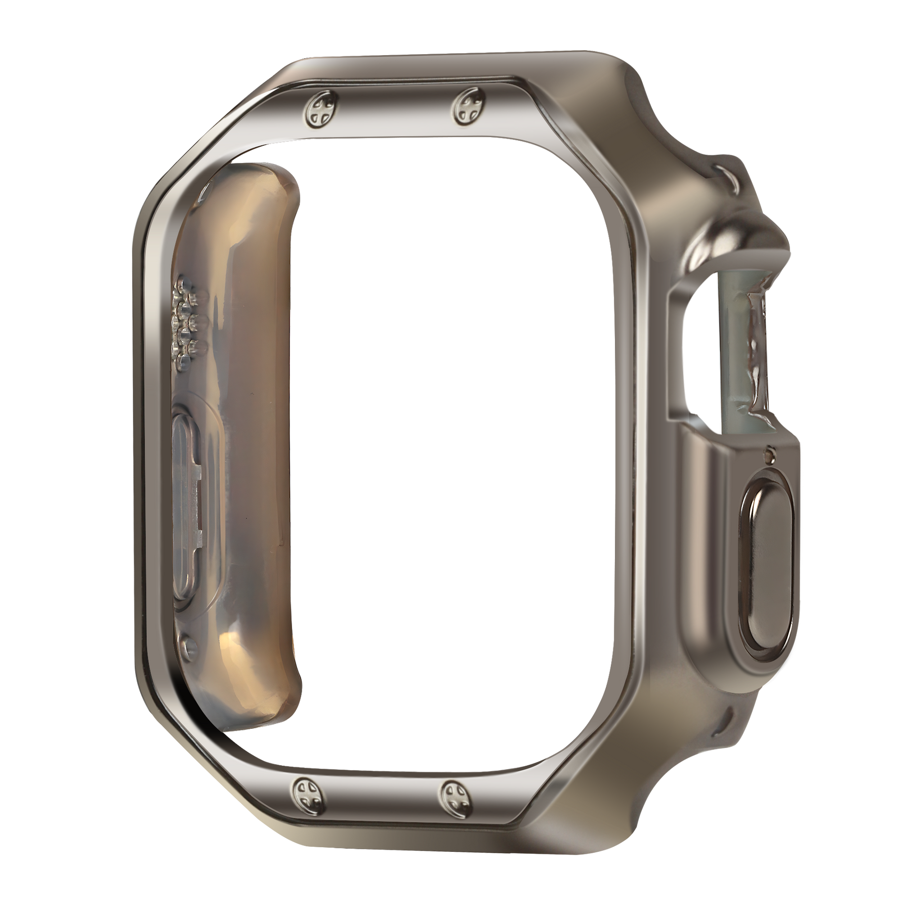 Bandz Apple Watch Ultra - 49mm Galvanized TPU Case  (Titanium)