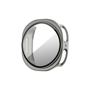 Bandz Samsung Galaxy Watch 8 - 44mm PC Cover with Glass (Titanium Gold)