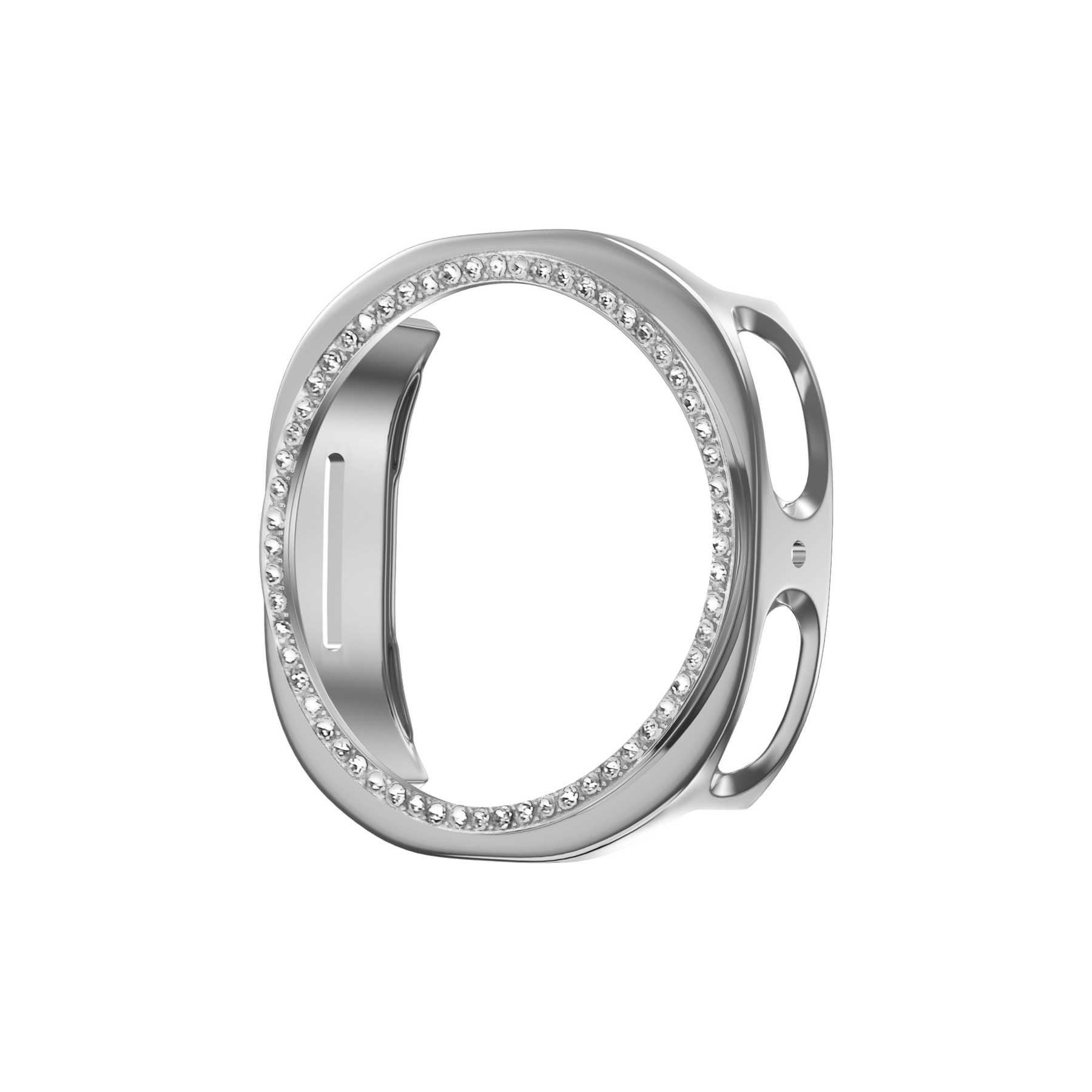 Bandz Samsung Galaxy Watch 8 - 40mm Diamond PC Case (Silver)