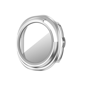 Bandz Samsung Galaxy Watch 8 Classic PC Cover with Glass (Silver)