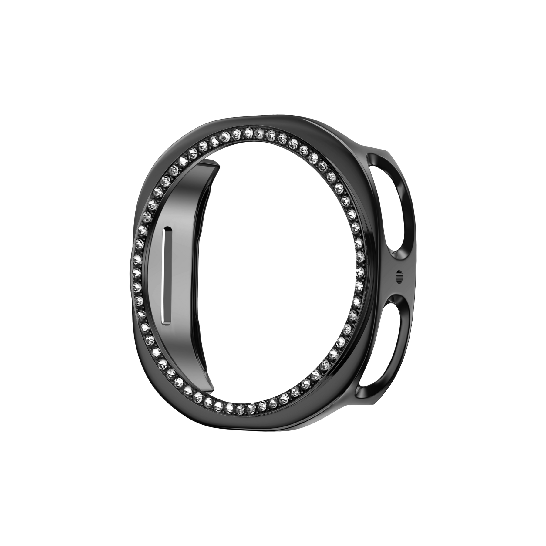 Bandz Samsung Galaxy Watch 8 - 40mm Diamond PC Case (Black)