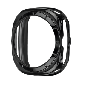 Bandz Samsung Galaxy Watch Ultra Galvanized TPU Case  (Black)