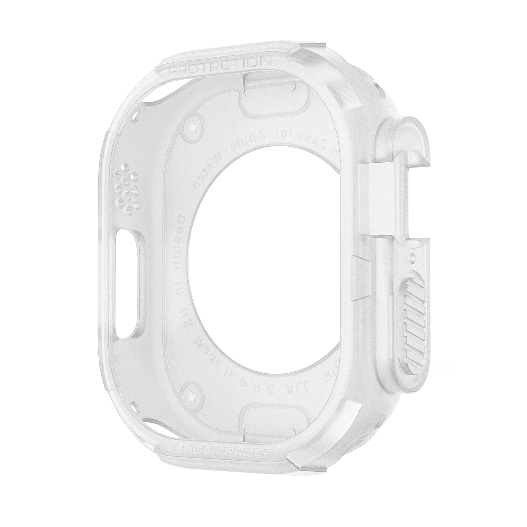 Bandz Apple Watch Ultra - 49mm Rugged TPU Case (Transparent)
