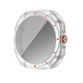 Bandz Samsung Galaxy Watch 7 - 44mm Square PC Case with Glass (Frost)